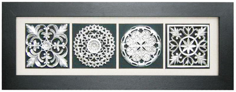 MS065 Wall Décor objet d art box framed object with glass